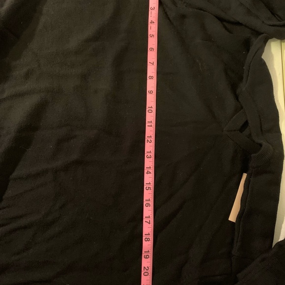 CORTINA ITALIA MERINO WOOL SWEATER SIZE M BLACK - Picture 11 of 15